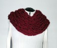 Winter Arm Knit Scarf-Red