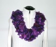 Ruffle Scarf-Variegated Purple